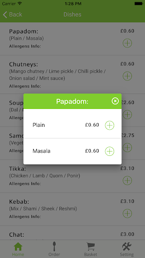 Polash Indian Takeaway Screenshot 1