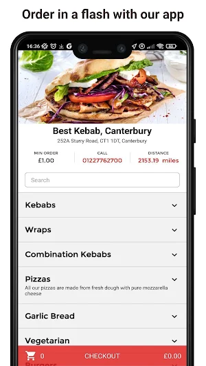 Best Kebab, Canterbury Screenshot 1