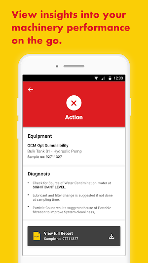 Shell LubeAnalyst Screenshot 3