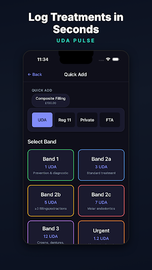 UDA Pulse - NHS Dental Tracker Screenshot 1