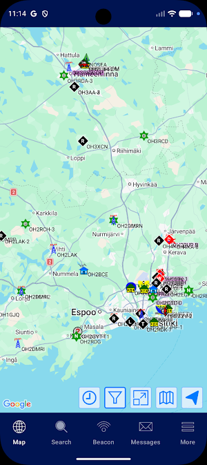 aprs.fi – APRS app Screenshot 0