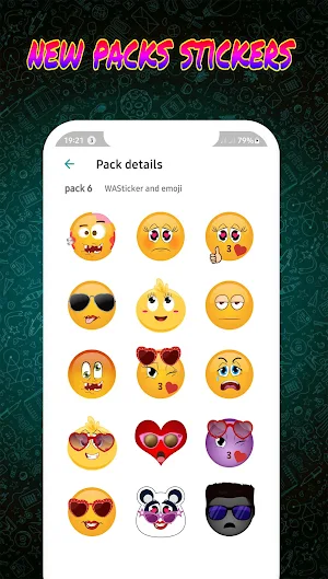 Crazy Emoji Stickers WASticker Screenshot 1