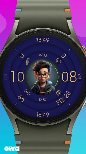 Photo Watch Face 030 Screenshot 0