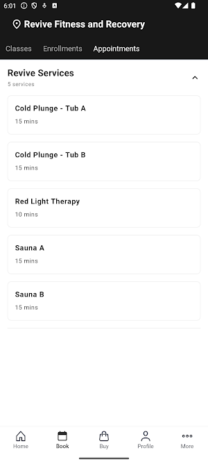 Revive Fitness and Recovery Screenshot 1