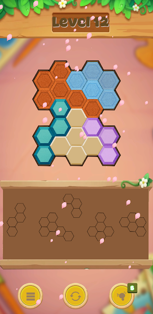 Hex Connect: Fill the Shapes Screenshot 2