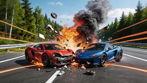 Car Driving Crush Simulation Screenshot 0
