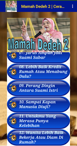 Ceramah Islam Mamah Dedeh 2 Screenshot 2