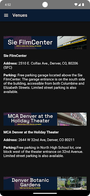 Denver Film Festival Screenshot 1