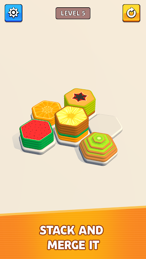 Hexa Block Sort - Color Puzzle Screenshot 0