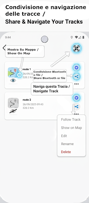 Moto Gpx Editor and Navigator Screenshot 1