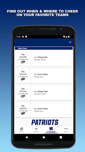 Heritage Patriots Athletics Screenshot 1