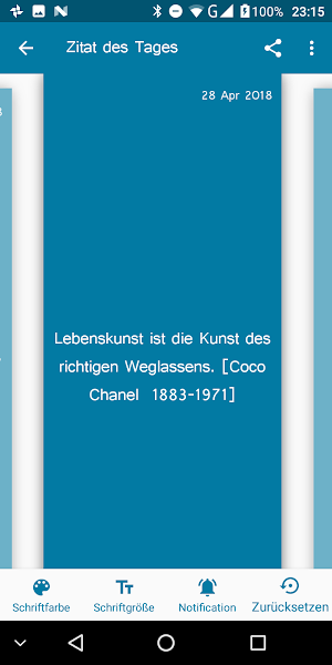 Zitate, Sinnsprüche - Zitag de Screenshot 1