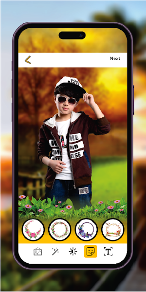 Nature Background Photo Editor Screenshot 0