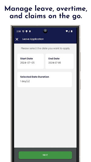 emplX UAT Screenshot 3