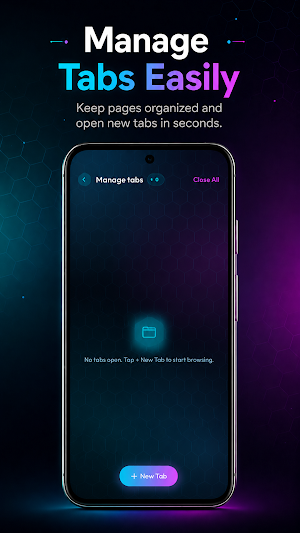 Kairo: Private AdBlock Browser Screenshot 1