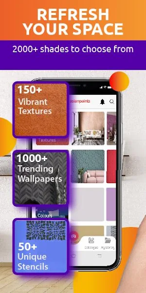 Colour with Asian Paints - Wall Paint & Design App Screenshot 2