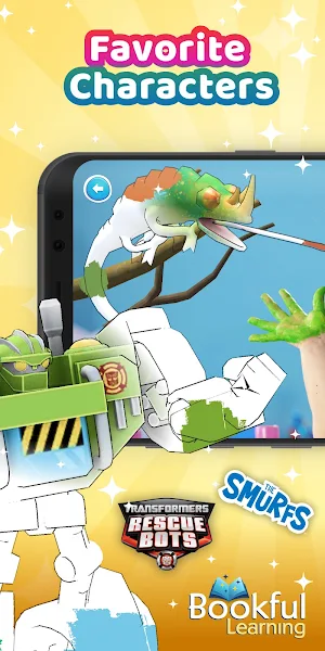 Bookful Magic 3D Paint & Color Screenshot 2