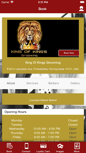 King of Kings Grooming Screenshot 0