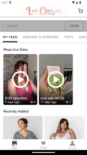 Lea Oak Boutique Screenshot 0