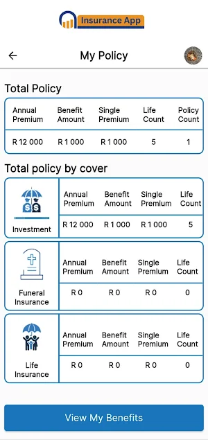 Insurance Screenshot 2