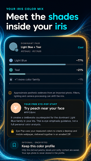 Iris: Eye Color Analyzer Screenshot 1