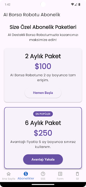 AI Borsa Robotu Screenshot 1