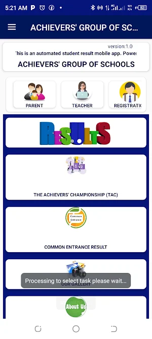 ACHIEVERS' GROUP OF SCHOOLS Screenshot 1