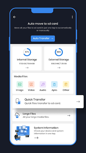 Auto Move To SD Card Screenshot 1