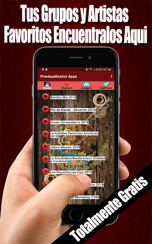 Musica Banda y Corridos Gratis Screenshot 3