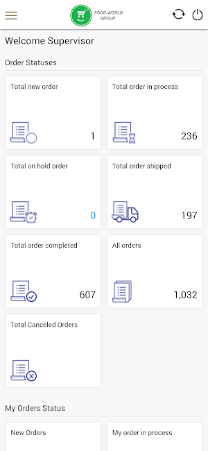 Food World Delivery App Screenshot 1