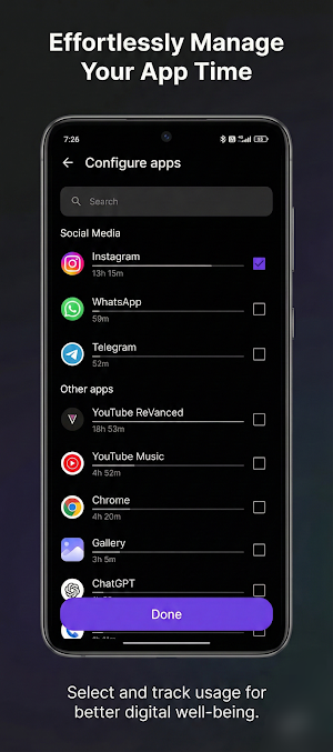 PureDetox - Block Apps & Sites Screenshot 1