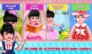 Aadhya's Daily Routine Activities Game Screenshot 0