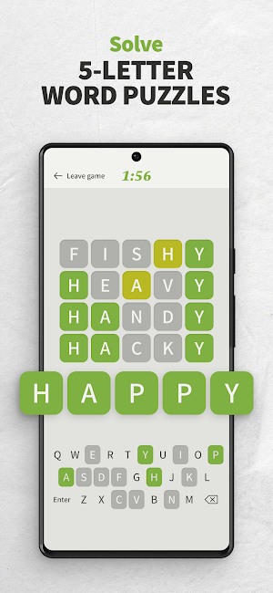 Newswordy: 5 Letter Puzzles Screenshot 0