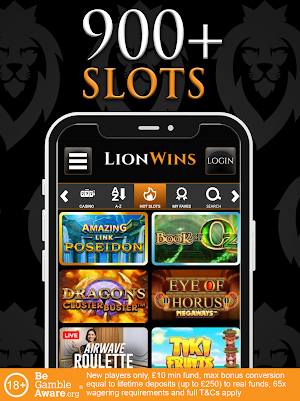 Lion Wins - UK Casino Online Screenshot 1