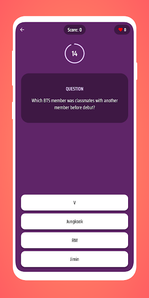 BTS Ultimate Quiz Screenshot 2