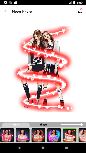 Neon Photo: Photo Editor Screenshot 1