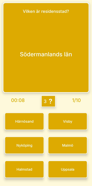 Sweden Map - Geography Quiz Screenshot 2