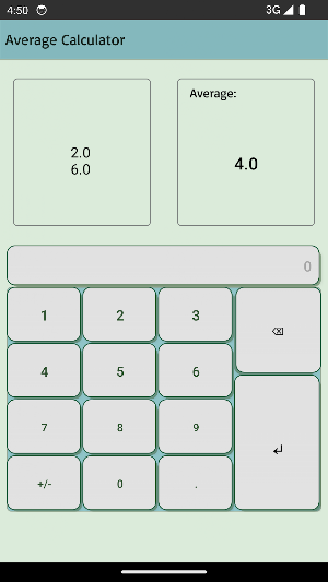 Average Calculator Screenshot 1