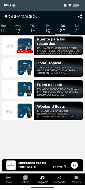 Libertador 92.3 FM Screenshot 2