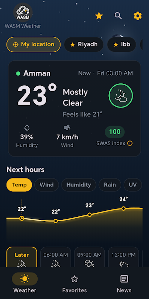 WASM Weather – Forecast Alerts Screenshot 0
