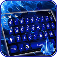 Stylish Blue Keyboard Theme