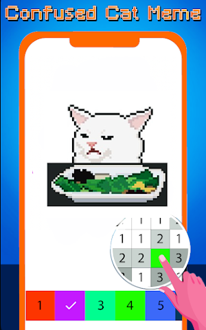 Meme Color by Number Pixel art Screenshot 3