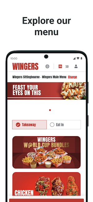 Wingers Rewards Screenshot 2