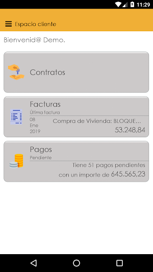 Espacio Cliente Screenshot 1