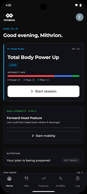 Mithrion: Your Body's Protocol Screenshot 0