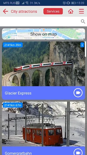 Zermatt map offline guide tourist navigation Screenshot 3