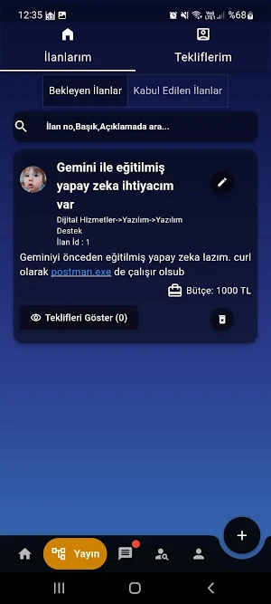Roket Hizmet Screenshot 2