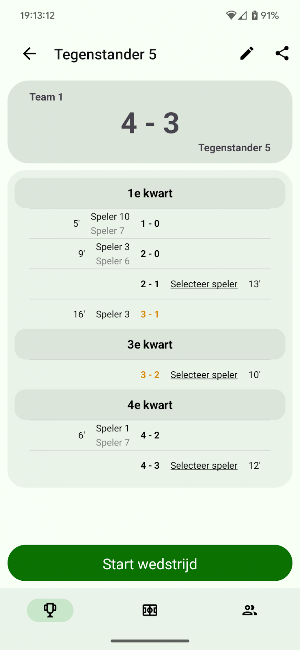 MyHockeyCoach: Track Matches Screenshot 3