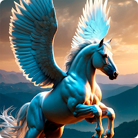 Celestial Pegasus HD Wallpaper