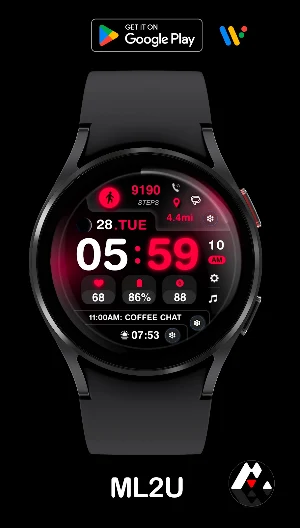 ML2U 175 Watch Face Screenshot 2